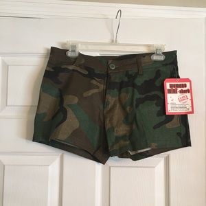 Camouflage shorts